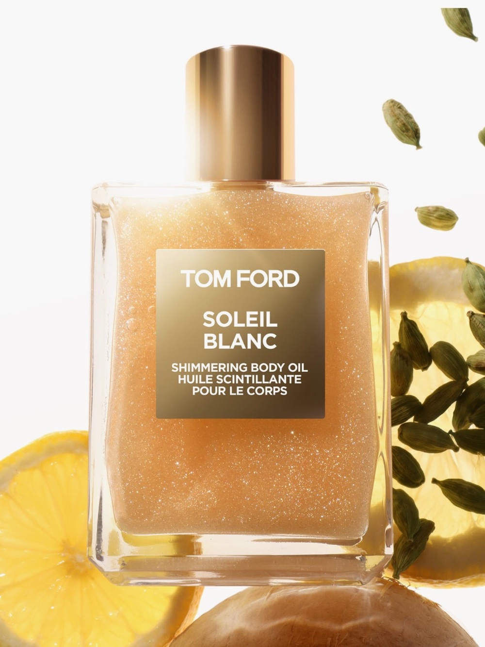 Tom Ford Soleil Blanc Shimmering Body Oil Mini 1.5 oz / 45 ml Luxury Glow Oil